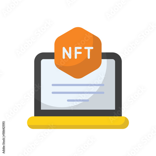 Online Nft vector icon