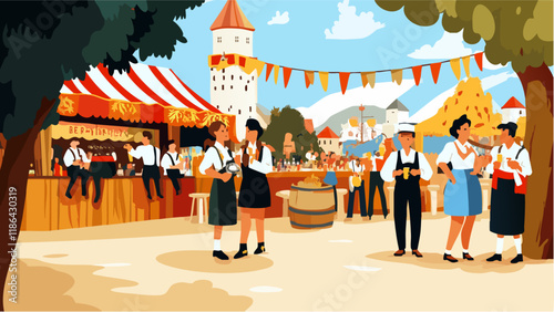 Traditional Fun at Oktoberfest, Munich