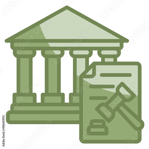 Regulatory Authority Icon Element For Design