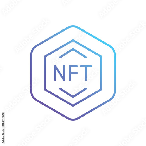 Nft vector icon
