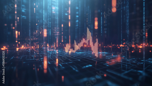 Wallpaper Mural "Stock Market Growth with Upward Arrow: Symbolizing Financial Success" Torontodigital.ca