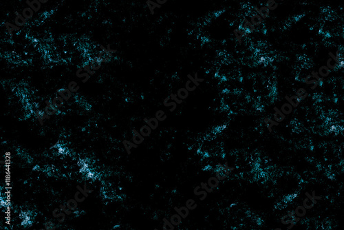 an illustration combined with green dots and black background 