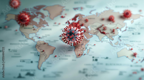 Human Metapneumovirus Epidemic Representation on a Global Map photo