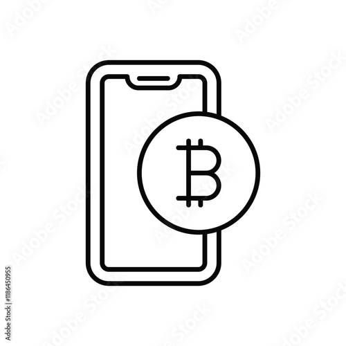 Cryptocurrency vector icon