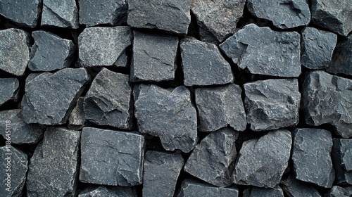 Close-Up View of Petoskey Stone Surface with Unique Textures and Natural Patterns, Showcasing Detailed Stonework for Nature Enthusiasts and Geology Lovers photo