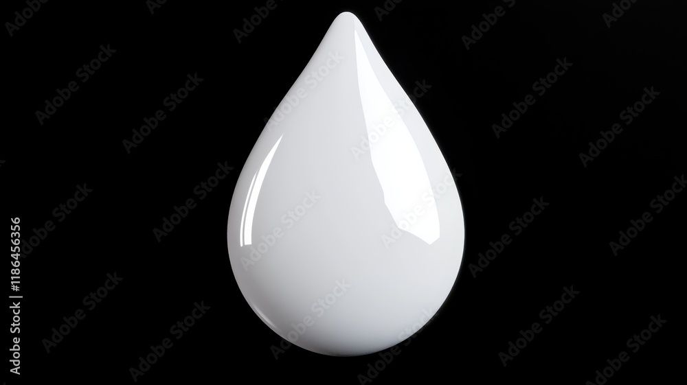 Glowing white water droplet isolated background macro photography artistic perspective nature concept Glowing white water droplet isolated background macro photography artistic perspective nature concept