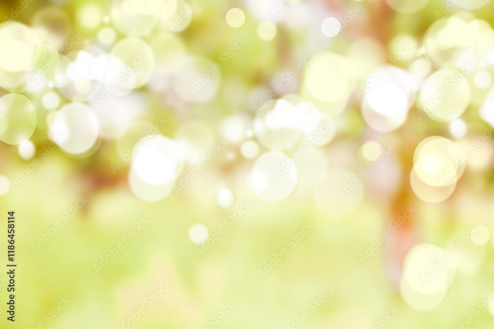 Obraz premium Green abstract bokeh background blur 