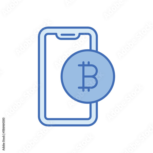 Cryptocurrency vector icon