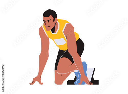 Illustration of an Popular Sports Runner Illustration