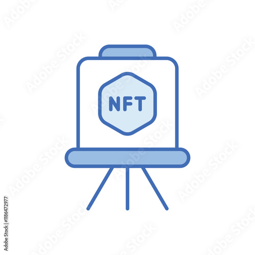 Nft Artwork vector icon