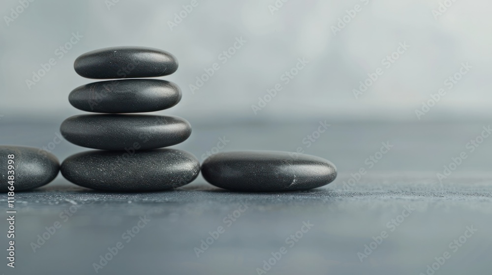A photorealistic depiction of a hot stone massage, showcasing the smooth, heated stones placed strategically on the client's body. A photorealistic depiction of a hot stone massage, showcasing the smooth, heated stones placed strategically on the client's body.