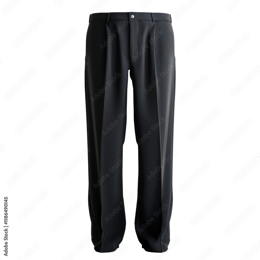 Stylish Black Trousers Isolated on Clean transparent background, Perfect for Fashion or Apparel Mockups Stylish Black Trousers Isolated on Clean transparent background, Perfect for Fashion or Apparel Mockups