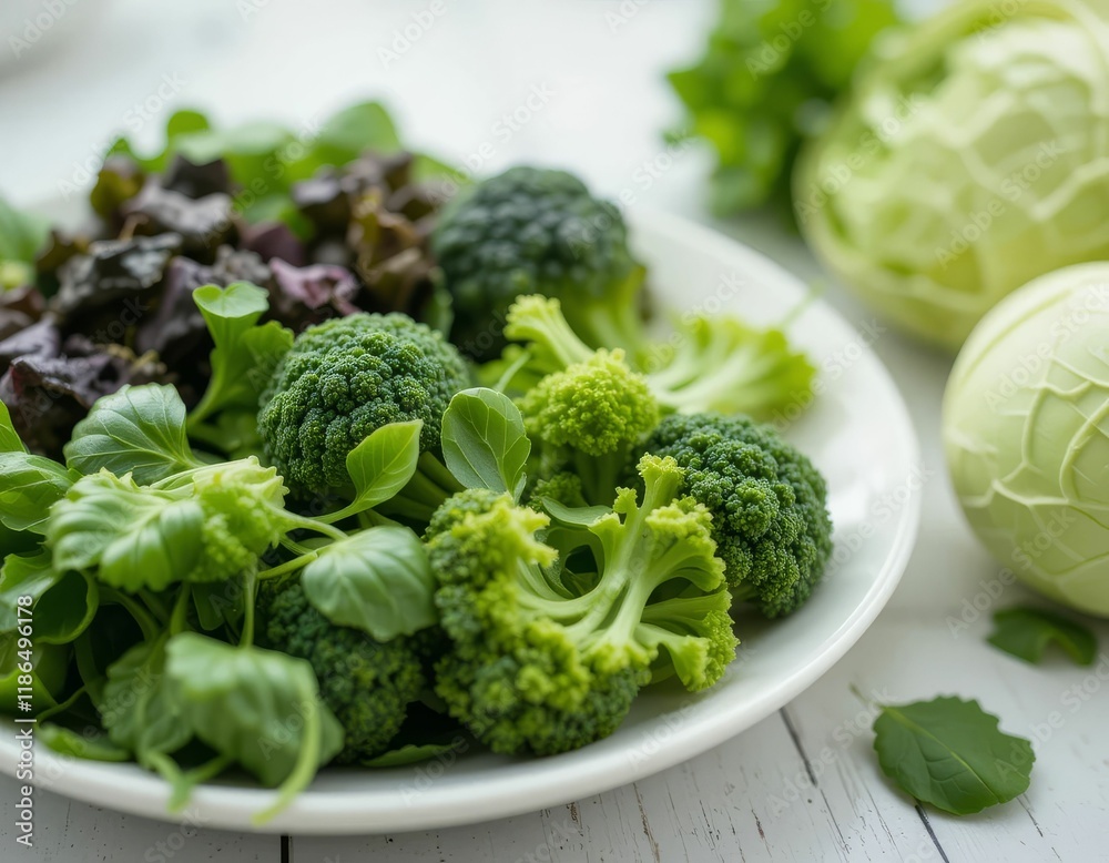 Close-Up of Fresh Vegetables for Gut Health Close-Up of Fresh Vegetables for Gut Health