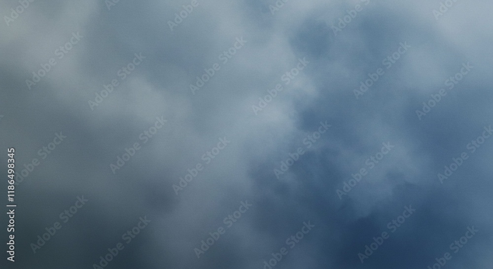Fototapeta premium Moody Sky Blue Clouds Atmospheric Background Nature Texture