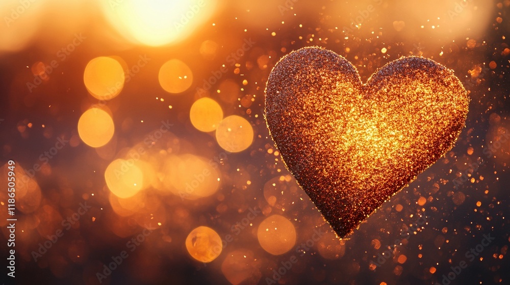 Abstract heart-shaped bokeh lights softly glowing on a muted rose background, creating a dreamy romantic feel, book illustration style Abstract heart-shaped bokeh lights softly glowing on a muted rose background, creating a dreamy romantic feel, book illustration style