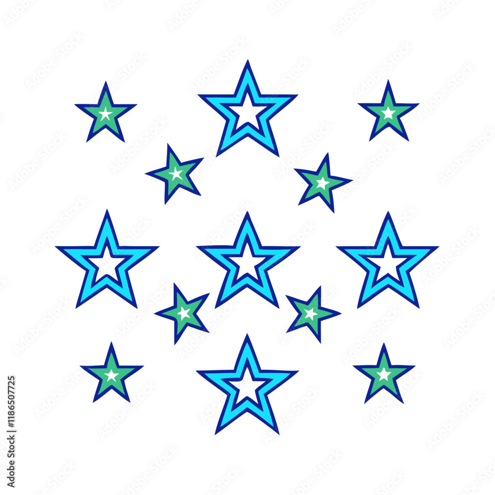 star pattern vector icon, eid al-fitr vector illustration - simple illustration of star pattern perfect for logos, and eid al-fitr-themed designs.