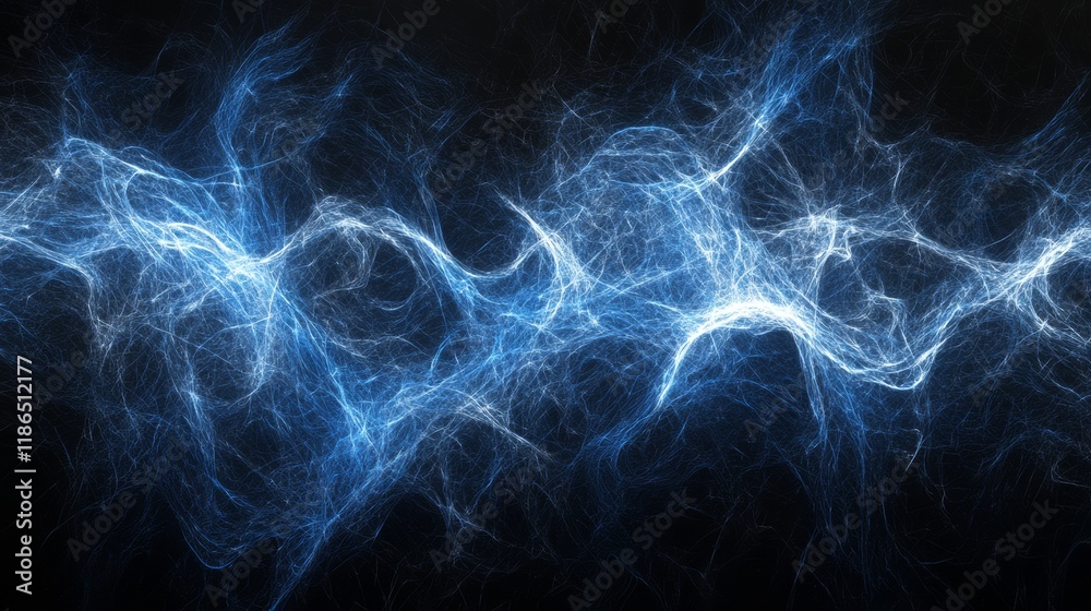 Obraz premium Blue energy vortex