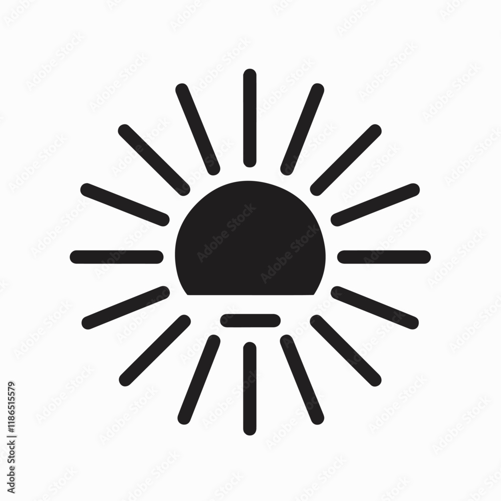 sun icon symbol hand circle business icon sun icon symbol hand circle business icon