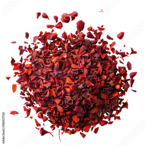 Vibrant Madder Roots Isolated on Clean transparent background.