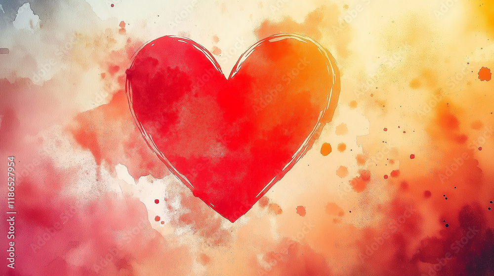 Valentines Day Abstract Background Banner with Red Hearts and Romantic Love Concept Valentines Day Abstract Background Banner with Red Hearts and Romantic Love Concept