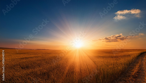 gradient solar rays on a clean sky sun history radiant warm temperature photo