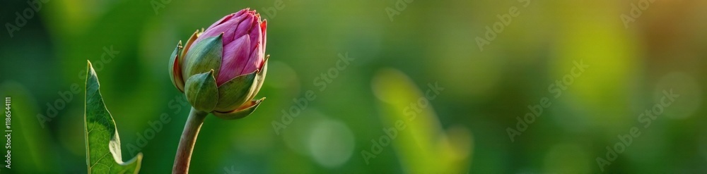 Single artichoke growing from a bud on a stem, leaf, flower, bud Single artichoke growing from a bud on a stem, leaf, flower, bud