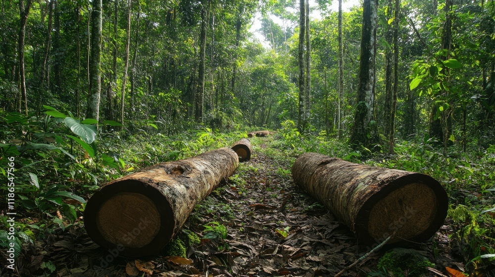 Sustainable forest management emphasizing resource analysis for biodiversity and climate stability in dynamic ecosystems