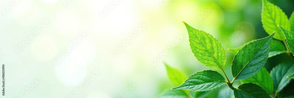 white background with green leaves and sunbeams, nature, botanicals, garden white background with green leaves and sunbeams, nature, botanicals, garden