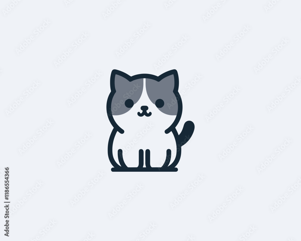 Obraz premium cartoon cat icon