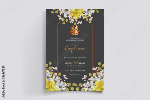 floral bridal shower invitation templates