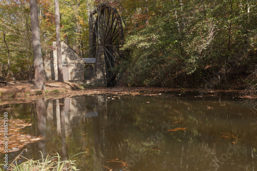 Old wooden grist mill