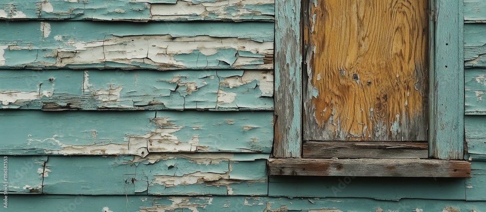 Weathered house wall with visible cracks and peeling paint showcasing aging appearance and potential structural concerns Weathered house wall with visible cracks and peeling paint showcasing aging appearance and potential structural concerns