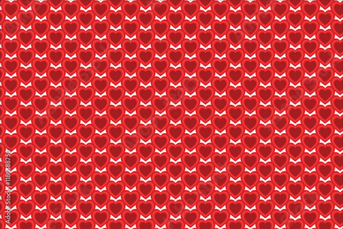 Valentine heart icon Pattern design