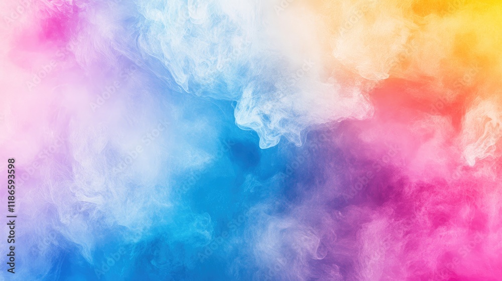 Colorful abstract background featuring soft gradients of blue pink and yellow creating a dreamy fluid effect in a vibrant composition Colorful abstract background featuring soft gradients of blue pink and yellow creating a dreamy fluid effect in a vibrant composition