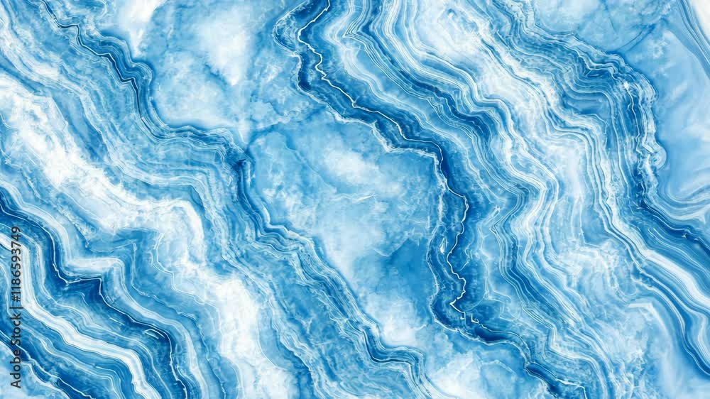 Elegant blue marble texture with flowing patterns resembling water waves and natural stone in a serene design Elegant blue marble texture with flowing patterns resembling water waves and natural stone in a serene design