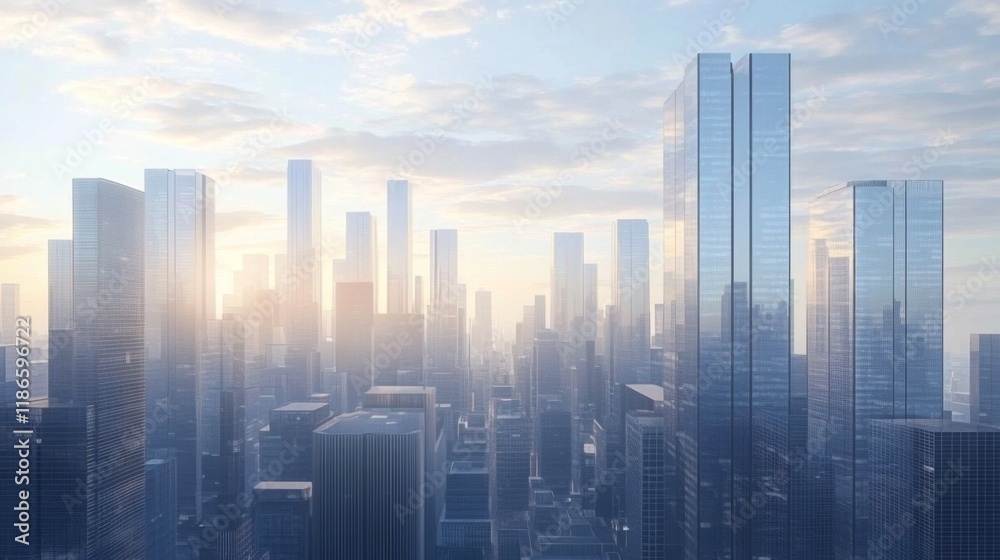 Captivating cityscape backdrop for professional video calls. Captivating cityscape backdrop for professional video calls.