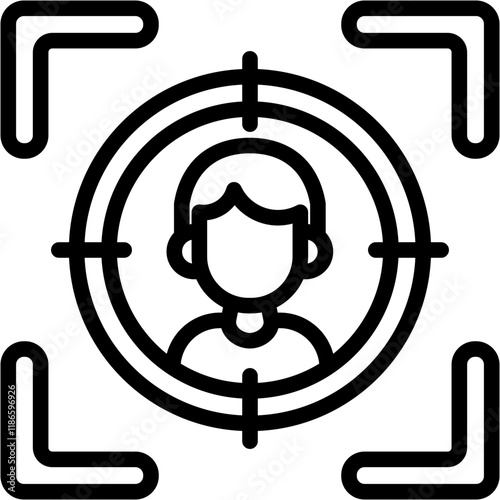 Headhunting line icon