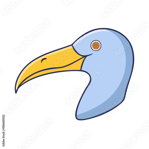 bird s beak vector icon, pet day vector illustration - simple illustration of bird s beak perfect for logos, and pet day-themed designs.