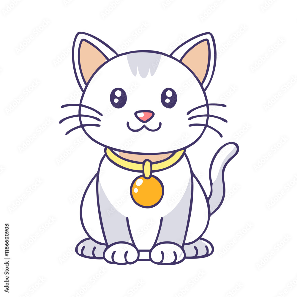 cat collar with bell vector icon, pet day vector illustration - simple illustration of cat collar with bell perfect for logos, and pet day-themed designs. cat collar with bell vector icon, pet day vector illustration - simple illustration of cat collar with bell perfect for logos, and pet day-themed designs.