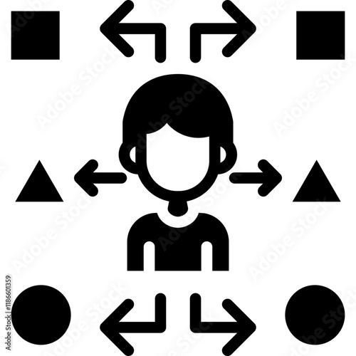 Personal Adaptation glyph icon