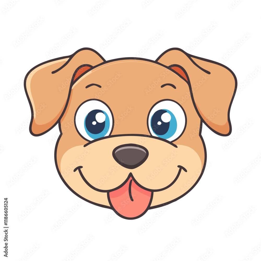 puppy face vector icon, pet day vector illustration - simple illustration of puppy face perfect for logos, and pet day-themed designs. puppy face vector icon, pet day vector illustration - simple illustration of puppy face perfect for logos, and pet day-themed designs.