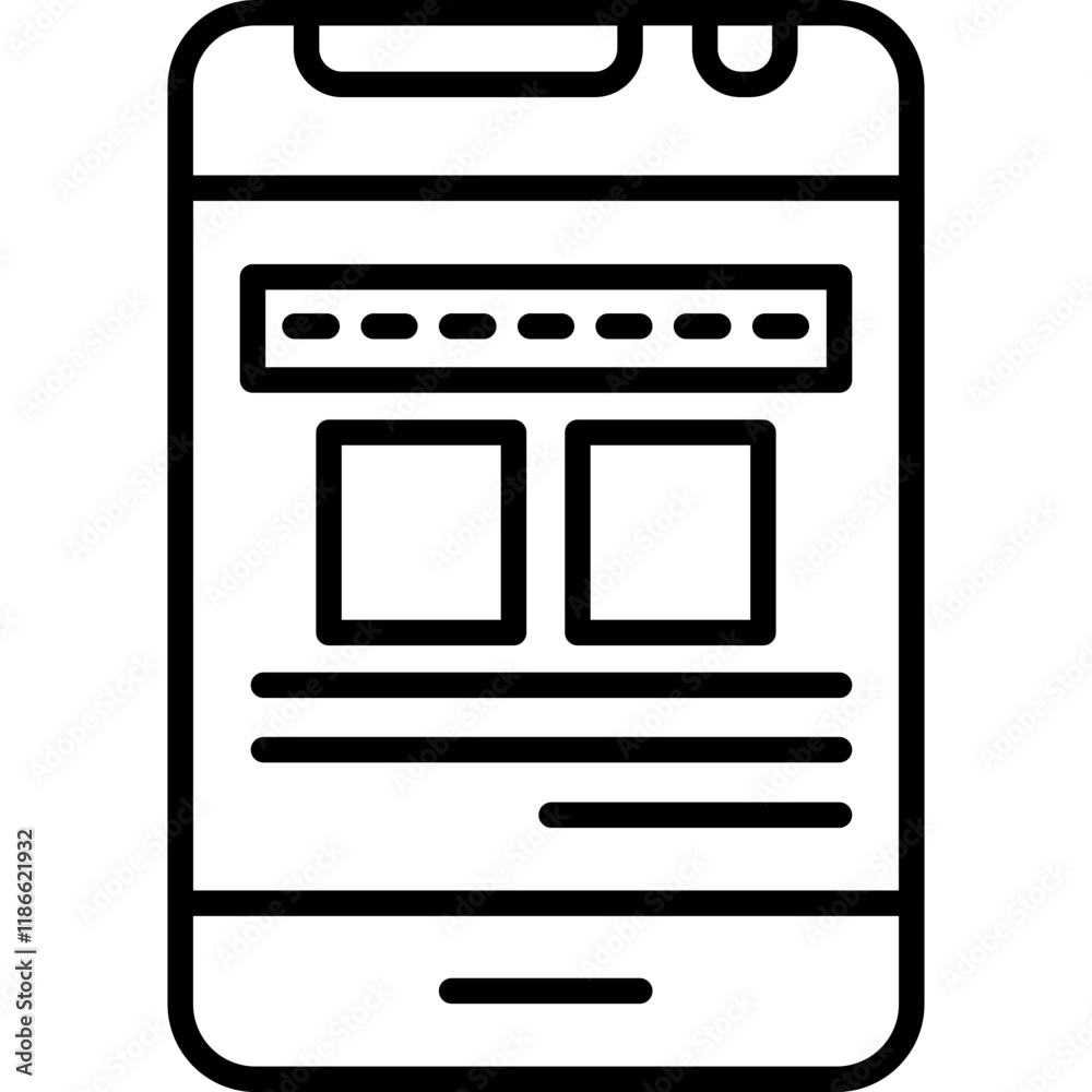App User Interface Icon App User Interface Icon