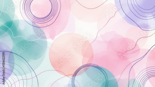 Abstract Geometric Line Pattern