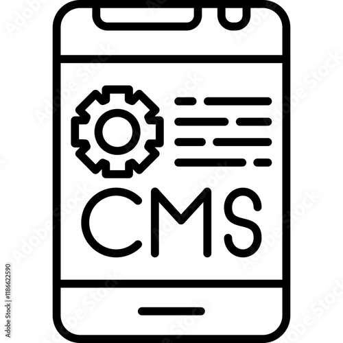 Content Management System (CMS) Icon