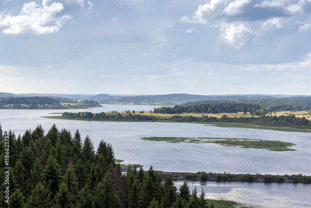 Karelian natural photo taken at the top of the Paasonvuori Mount Karelian natural photo taken at the top of the Paasonvuori Mount