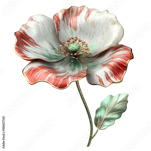 Elegant floral artwork botanical decor home interior contemporary design artistic style decorative elements