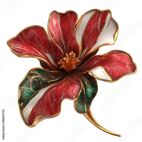 Vibrant floral art decorative home sculpture studio close-up botanical elegance
