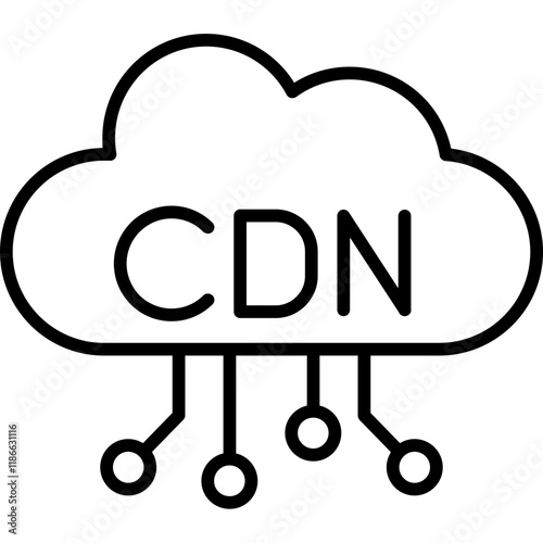 Content Delivery Network Icon