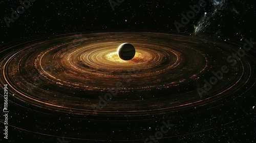 Cosmic Rings: A Celestial Symphony of Light and Dust