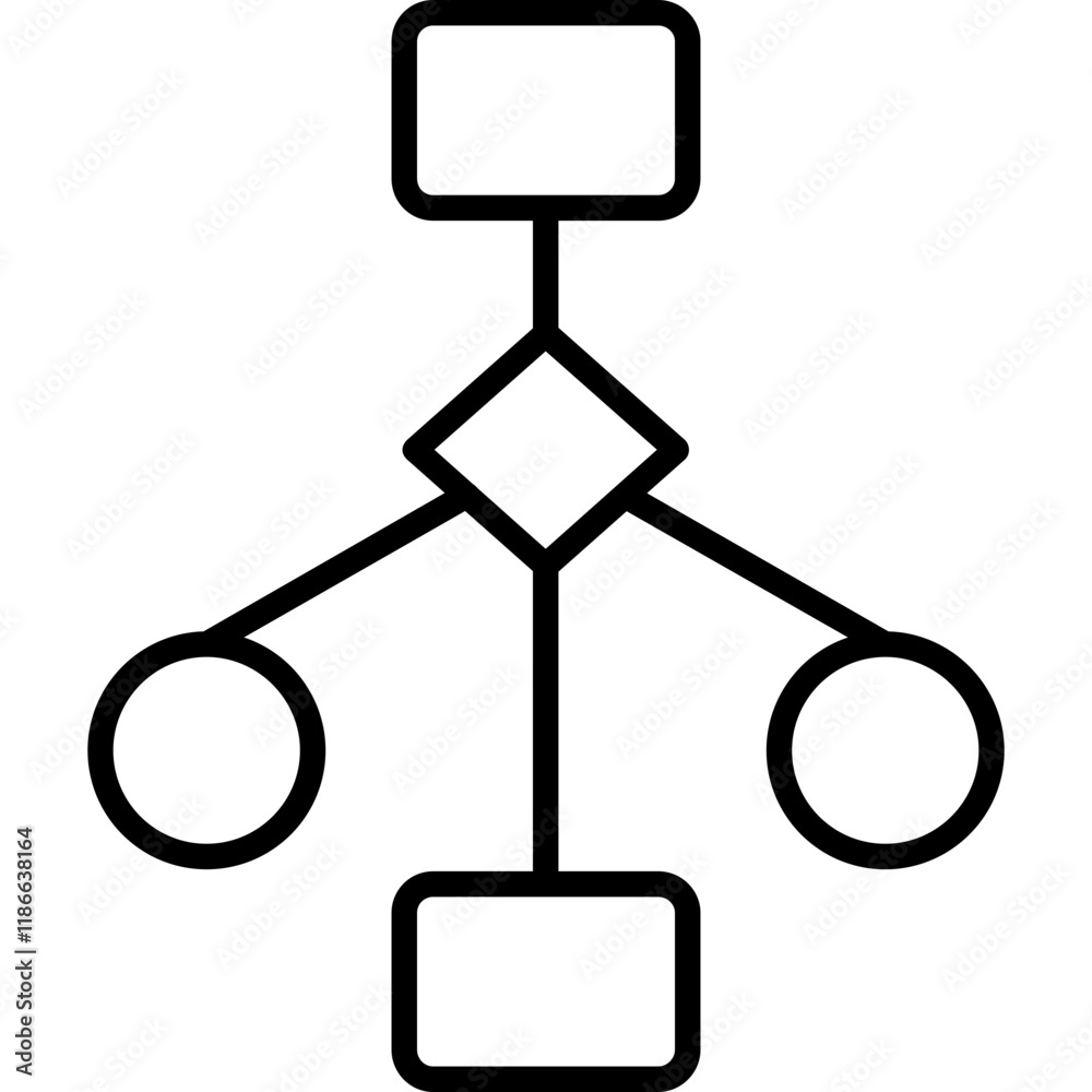 Flowchart Diagram Icon Flowchart Diagram Icon